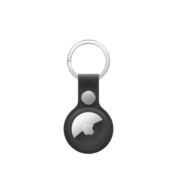 Llavero de trenzado fino para AirTag - Negro